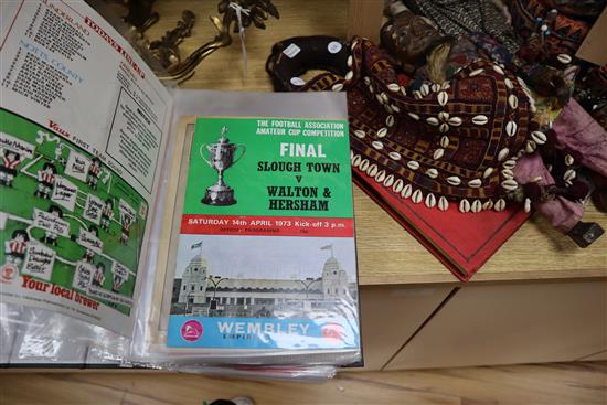 A collection of Tottenham Hotspur F.C., World Championship Jules Rimet Cup and other football programmes,